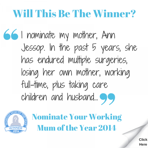 Working Mum of the Year 2014 Winner
