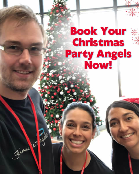 Book Angels for Your Christmas Party